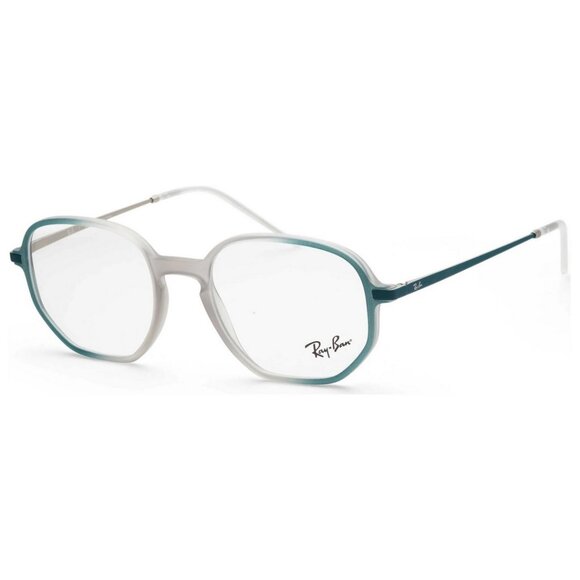 RAYBAN Unisex Eyeglasses RX7152-5790 Transparent Green 52-19-145